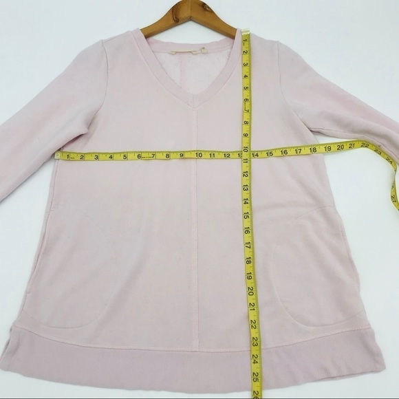 Soft Surroundings V-Neck Pullover Sweatshirt - Picture 5 of 7